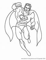 Superman Drawings Coloring Superheroes Popular sketch template