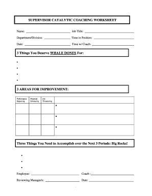 catalytic coaching forms fill  sign printable template