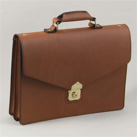 lite handmade leather briefcase henry tomkins