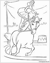 Pages Horse Circus Coloring Color sketch template