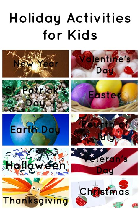 kids holiday activities
