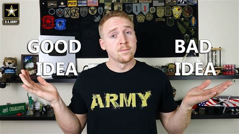 pros cons joining  military   youtube