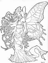Mucha Alphonse Adulte Pintar Fairies Colorier Hadas Mandalas sketch template