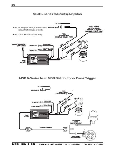 wiring diagram   accel distributor mallory ignition