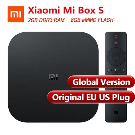 global version original xiaomi mi box  smart tv box  android   quad core gb gb hdmi