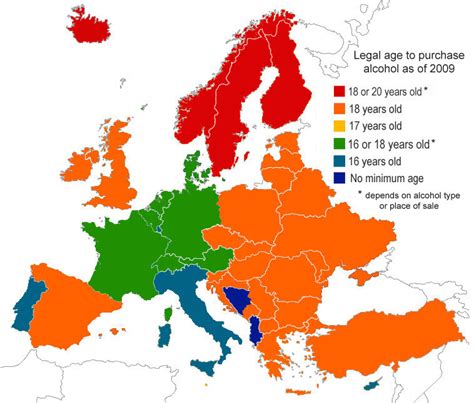 Age Of Consent Map Europe