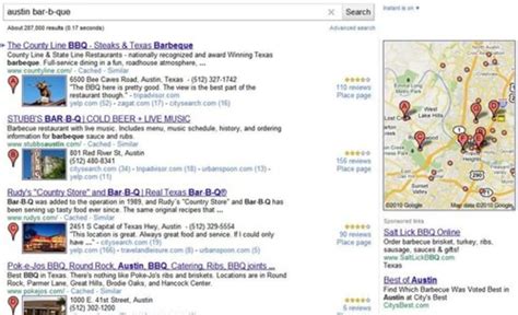 google refines local search  place search tool