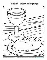Supper Last Coloring Kids Pages Bible Sunday School Activities Thursday Maundy Jesus Crafts Children Craft Printable Activity Lords Sheets Easter sketch template