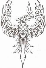 Phoenix Drawing Tattoo Coloring Firebird Tattoos Drawings Pages Bird Outline Deviantart Adults Pheonix Cool Forearm Rising Fire 2010 Wings Printable sketch template
