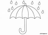 Parapluie Pluie Umbrellas Activité Manuelle Idées Parapluies Coloringpage sketch template