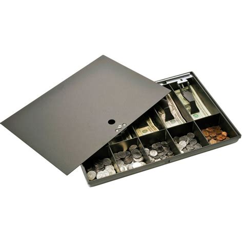 mmf mmfc cash drawer tray  locking cover  black walmartcom walmartcom
