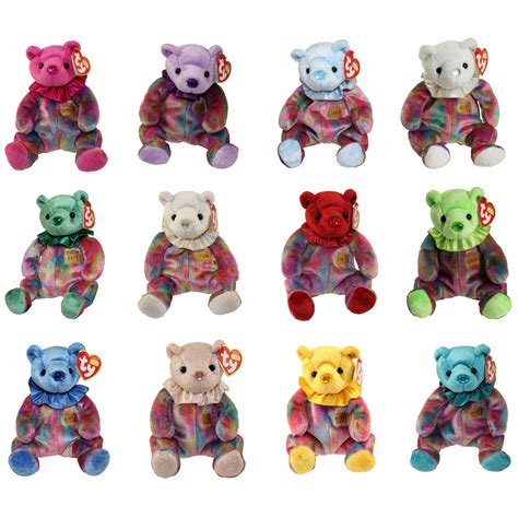 ty beanie babies birthday bears set   months