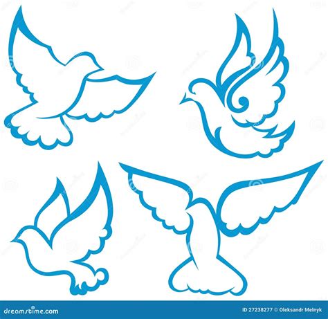 vector dove symbol royalty  stock photography image