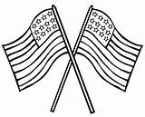 Flag Drawing Clipart American Drawings Clip Cliparts Library Colors sketch template