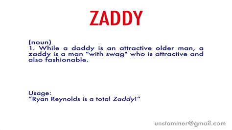 pronounce zaddy youtube