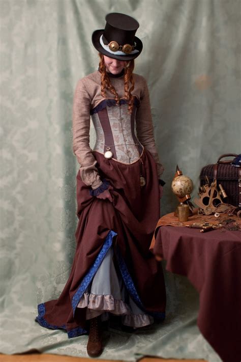 victorian steampunk makeup and fashion for men and women