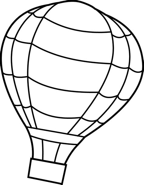 hot air balloon coloring pages  large images hot air balloons