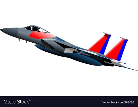jet fighter plane royalty  vector image vectorstock
