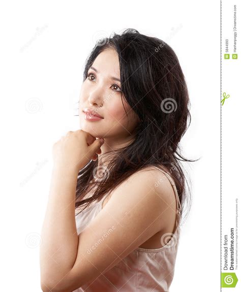 classy asian beauty stock image image of depressed girl 5844993