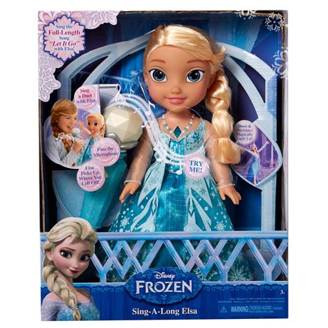 frozen disney sing a long elsa doll toys and games