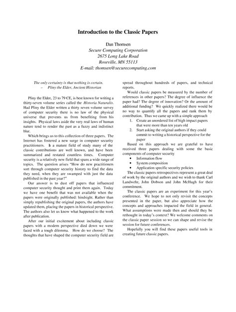 introduction   classic papers ieee conference publication ieee