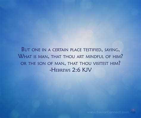 Hebrews 2 6 King James Version In 2020 Scripture Images Psalms Kjv