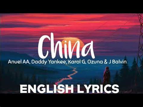 china song lyrics  english youtube