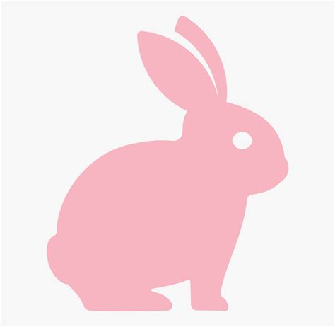 easter bunny silhouette clip art pink bunny silhouette hd png
