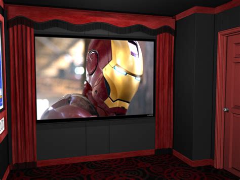 standard home theater curtains