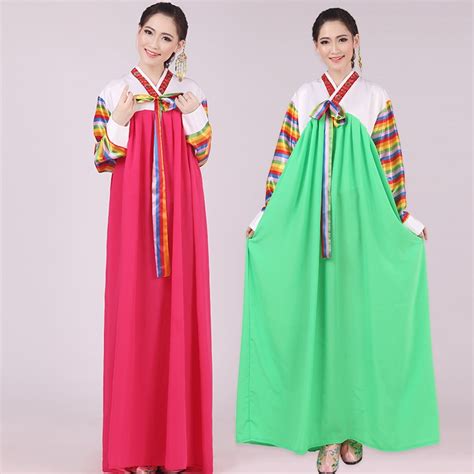 2016 New Asia Hanbok Formal Dresses Korean Traditional Clothes Women S