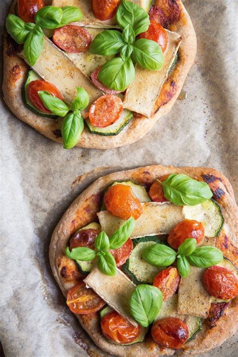 Super Easy Vegan Pizza Recipe From The Cook And Him Recipe Vegan