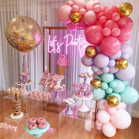 pin  girls party decorations