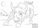 Bull Coloring Bucking Pages Printable Getdrawings Color Getcolorings Skill sketch template