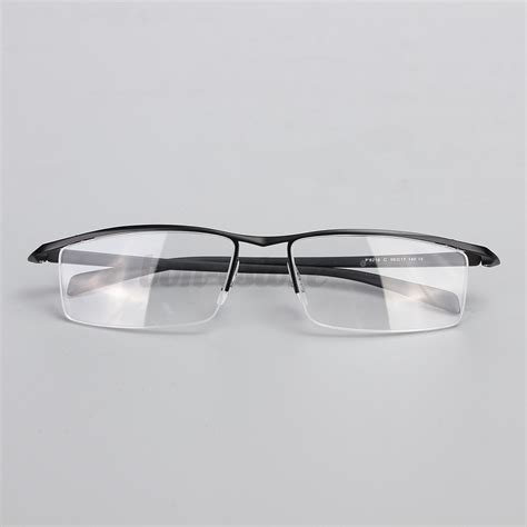 hot half rimless titanium eyeglass frame men spectacles glasses optical
