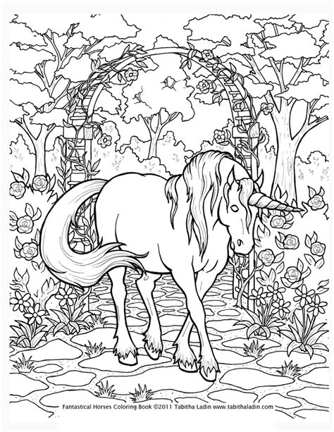 realistic unicorn coloring pages   print