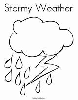 Stormy Weather Twistynoodle Printable sketch template