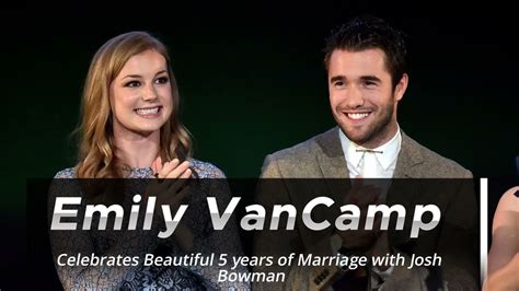 Emily Vancamp And Josh Bowmans Love Story From Costars To Couple