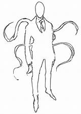 Slenderman Bots Dota sketch template