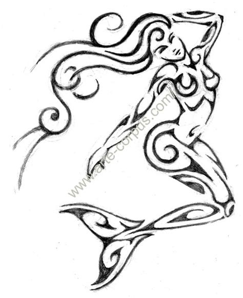 Tribal Mermaid Mermaid Tattoos Surf Tattoo Body Art Tattoos