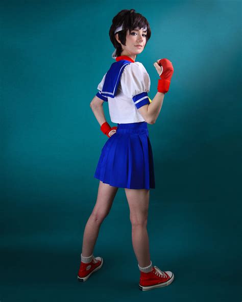 [self] sakura from street fighter cosplay by shelbsyxmarie cosplay