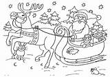 Santa Sleigh Coloring Pages Christmas Weihnachten Claus Colouring Ausmalbild Sled Ausmalbilder Kids Pngkey Coloringpages1001 Fun sketch template