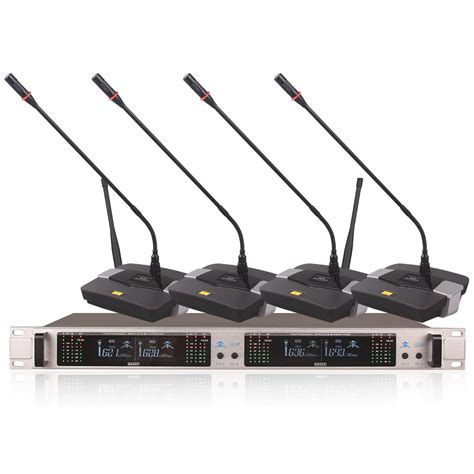 wireless microphone system gt professional microphone  channel uhf dynamic professional