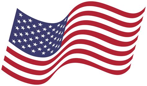 waving american flag png clip art library