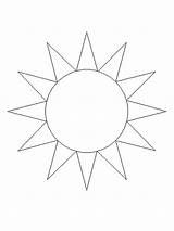 Coloring Sun Pages Clipart Library Circle Popular sketch template