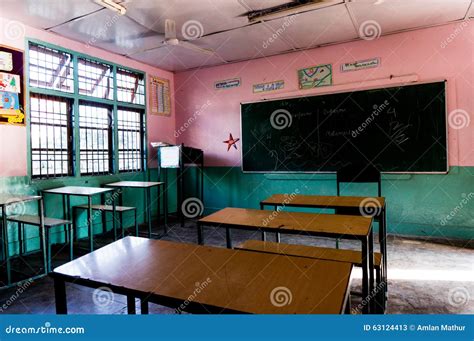 classroom   indian school stock photo image