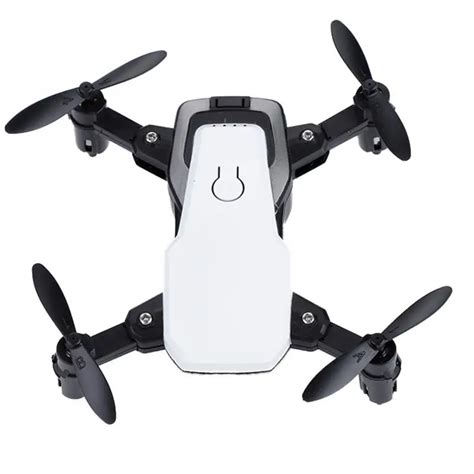 white foldable mini  ch rc drone quadcopter led lights altitude hold pocket drone