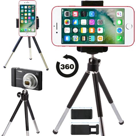 mini tripod stand holder mount  camera mobile apple iphone ipod nokia  sale  ebay