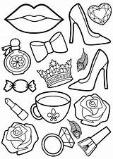 Stickers Coloring Pages Print sketch template