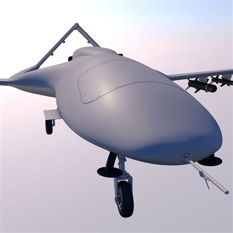 modelo  drone tb uav turbosquid