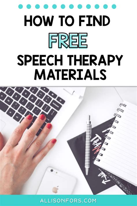 ways  find quality  speech therapy materials